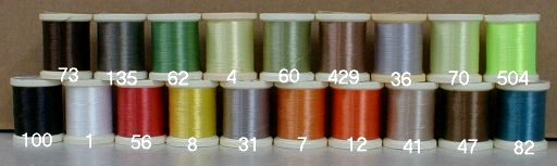 Danville Thread Color Chart